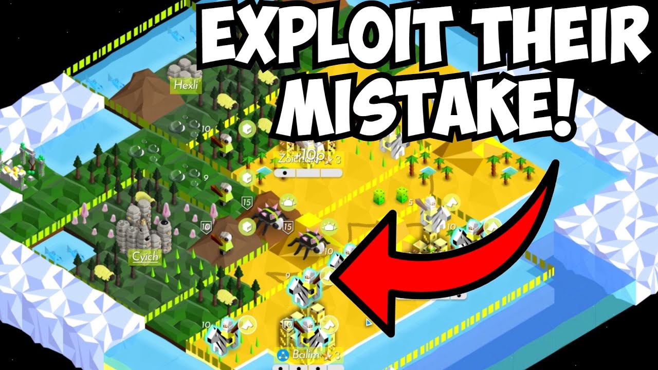 Oumaji is Lowkey OP on tiny pangea,polytopia pro 1v1 gameplay!