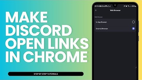 How To Make Discord Open Links In Chrome