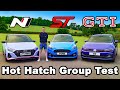 VW Polo GTI v Hyundai i20 N v Ford Fiesta ST review, 0-60mph & brake tested!