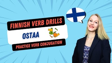 Learn Finnish Verb “Ostaa” – Present Tense Drill (Repeat After Me!)