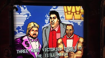 Multi Game Upright - WWF Superstars - Gameplay - Arcade-Base.com