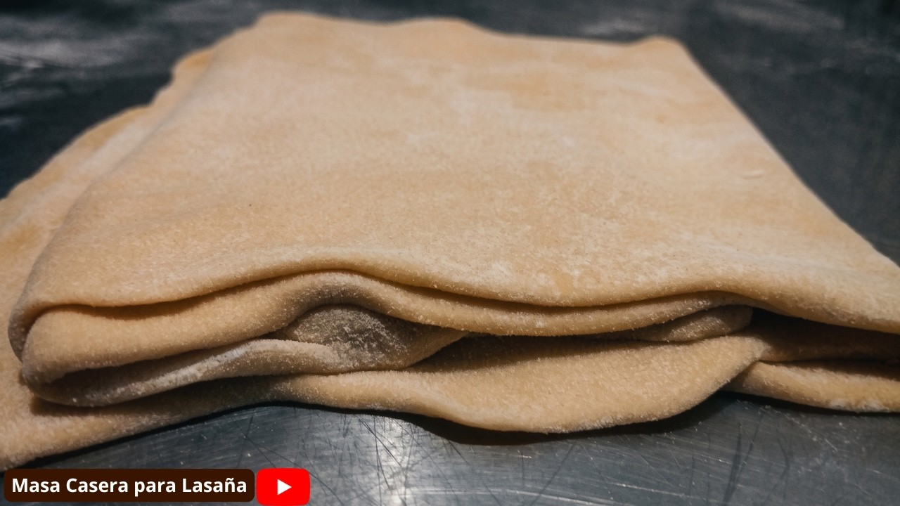 Cómo hacer MASA CASERA PARA LASAÑA! FÁCIL, ECONÓMICA Y SÚPER DELICIOSA 🤤🔥