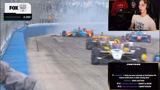 “BLAME THE HAT!” | 2025 Indycar Milwaukee Watch Along Highlights!