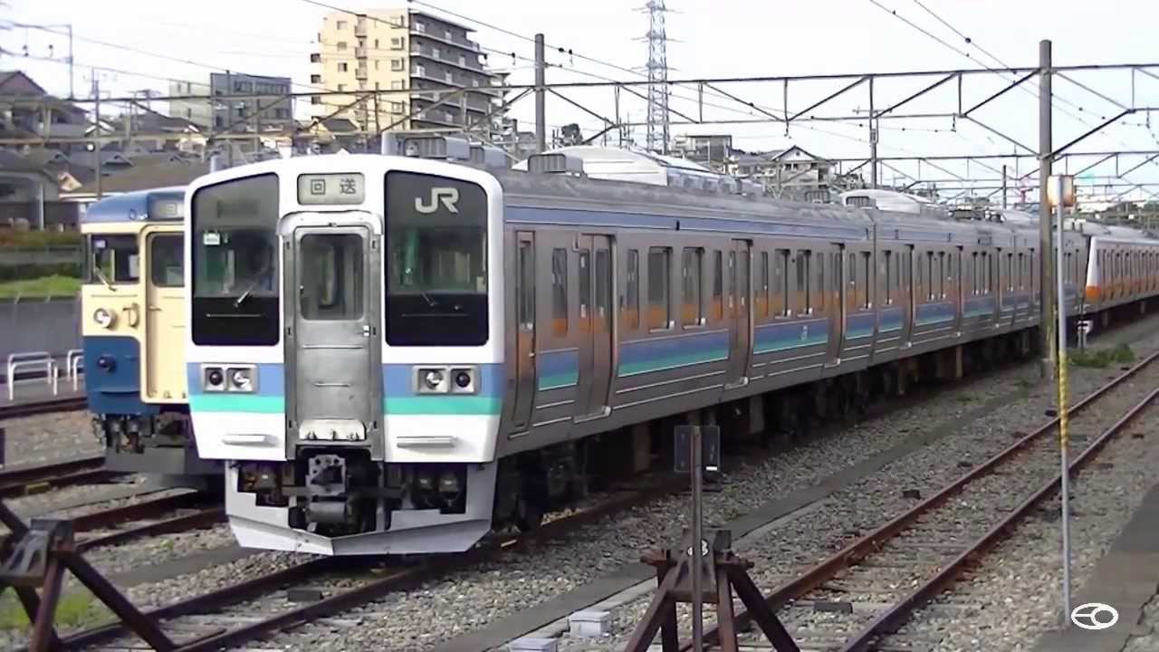 211系長野色 豊田車両センター入線 - YouTube
