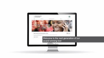 Doing Business in Africa – Tool demo video