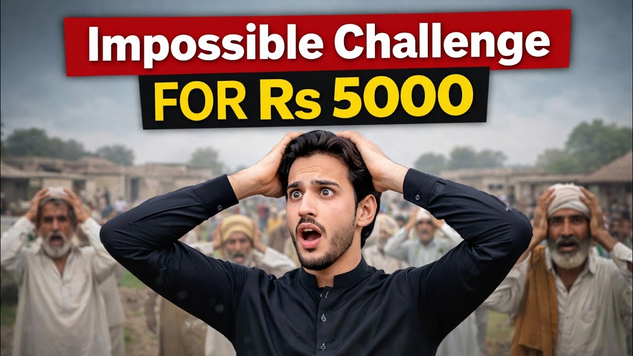 5000 Rupees ka Challange Dy kar Phasa Diya Mujhay  😱 | Shocking Vlog