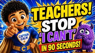 The ONE Word That Beats “I CAN’T!” 💥 | Growth Mindset for Kids