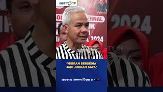 Ganjar : "Gibran Bersedia Jadi Jurkam Saya" #shorts