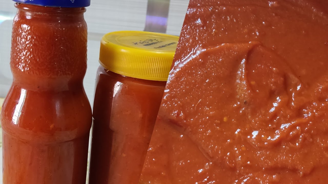 Homemade Chilli Garlic Ketchup Ki Recipe YouTube