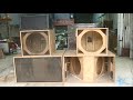 Design professional event speaker enclosures  3 way professional event sound set