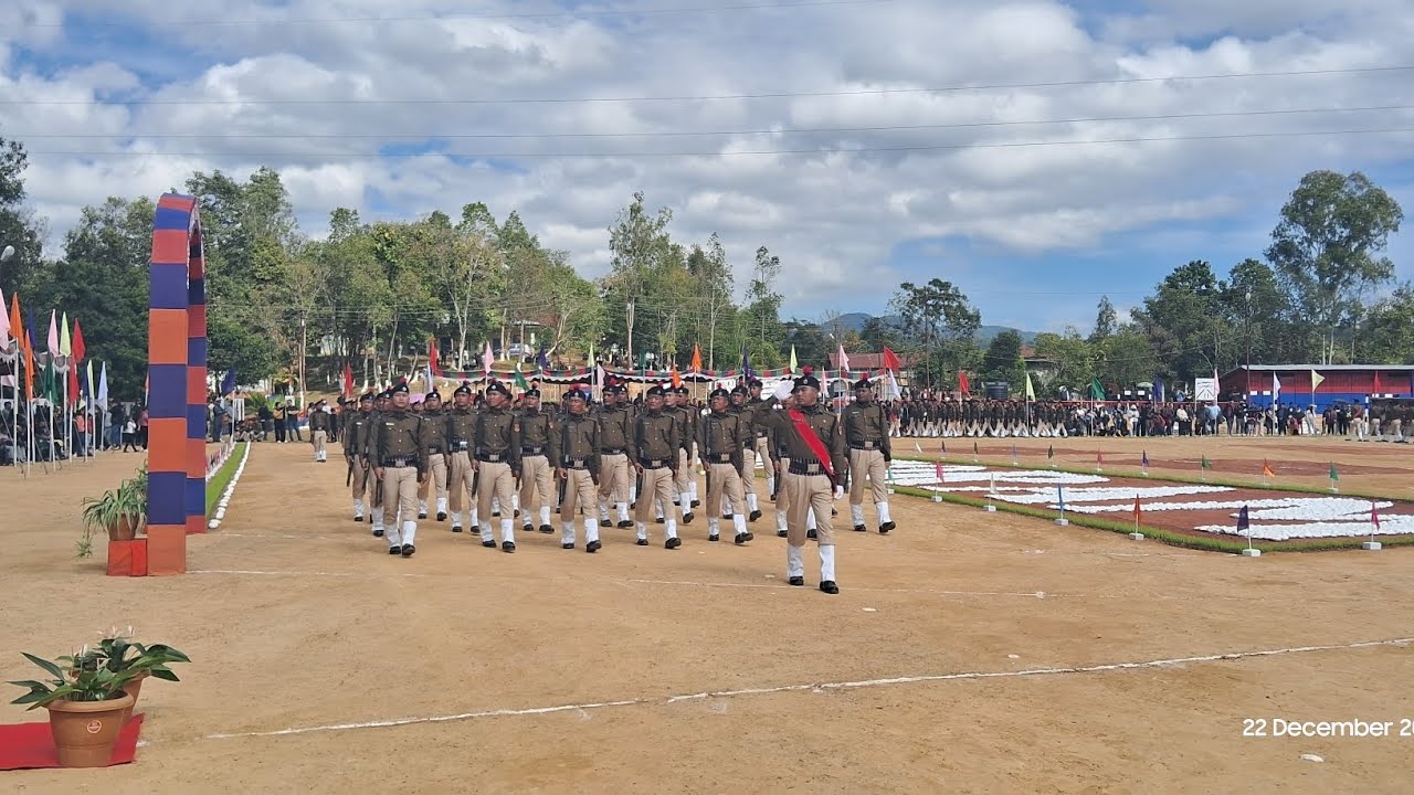 Mizoram Police Passing-out Parade hmuhnawm leh urhsun