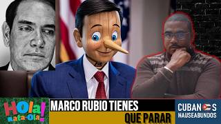 Mae¿rco Rubio, tiene que parar.