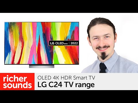 LG C24 OLED 4K HDR Smart TV range | Richer Sounds