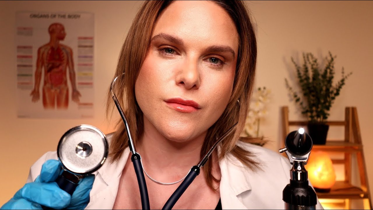 ASMR Full Physical Examination | Detailed Head-to-Toe Doctor Check