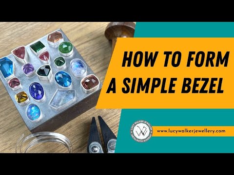 How To Form a Bezel  | Jewellery Making Tutorials