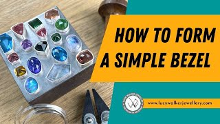 How To Form A Bezel Jewellery Making Tutorials Metalsmith Academy