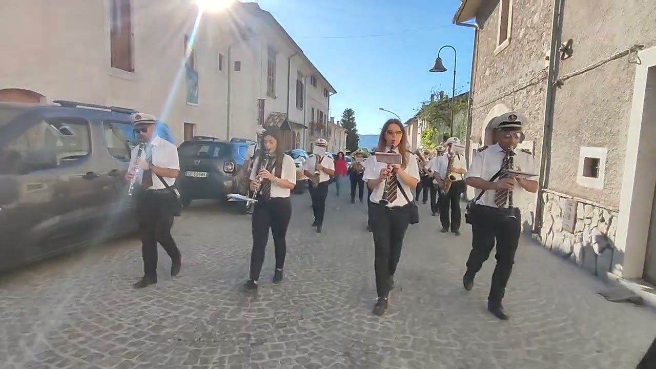 Marcia Amici Veri Complesso Banda di Barrea 13/8/23 Civitella Alfedena Festa di San Nicola