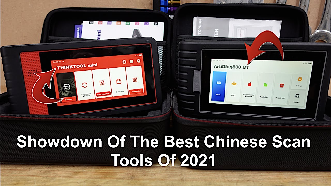 TOPDON ArtiDiag800BT Scan Tool Review▶️ Compare Topdon 800BT to Thinktool  mini 