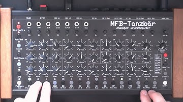 MFB Tanzbär Analog Drum Machine [HD Recording]