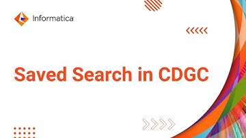 12. Saved Search in CDGC