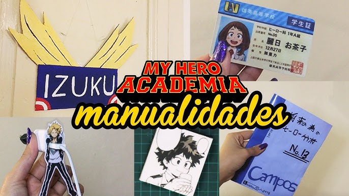 DIY BNHA Deku-Inspired Anime Notebook {NO PRINTER} 