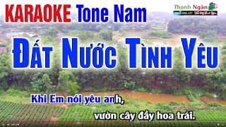 Miniatura de "Đất Nước Tình Yêu Karaoke Tone Nam | Bản Phối Chuẩn Nhất - KARAOKE Nhạc Sống Thanh Ngân"