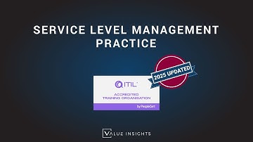 ITIL® 4 Foundation Exam Preparation Training | Service Level Management Practice (eLearning)