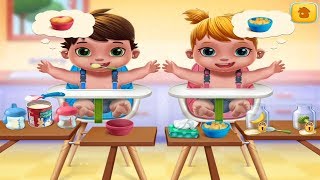 Baby Twins | Baby Twins Lunch Time | Baby twins Outdoor Play | Games for Girls | Fun Care kids screenshot 4