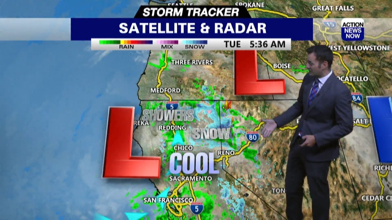Storm Tracker Forecast: Cloudy & cooler with showers & the potential ...