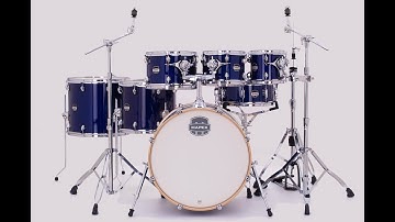 Mars Maple MM628SFU in Midnight Blue (OD) plus 8x7 Tom Pack 50%