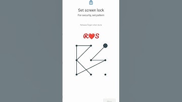 letter R❤️S screen lock||#viral #screen #lock #pattern #password #amazing #trendingvideo #youtube