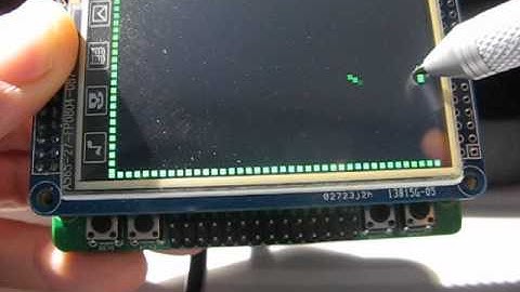 STM32F103 demo Mini PONG