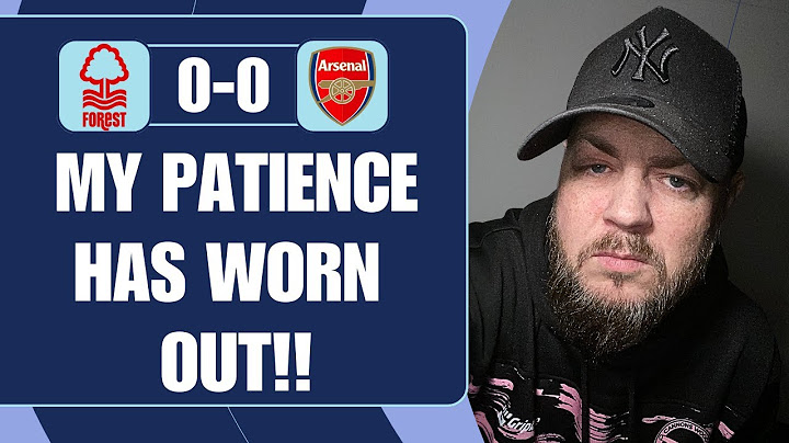 My Patience Has Worn Out | Nottingham Forest 0-0 Arsenal | Match Reaction