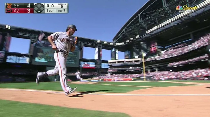 Bumgarner crushes his second homer of game