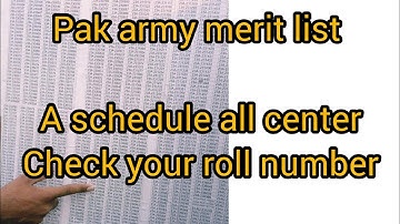 Pak army Merit list 2023A| how we check online results 23A |@Multi_tips_and_trick