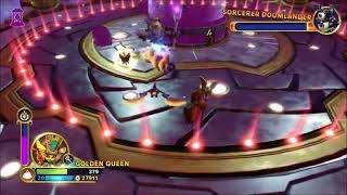 Skylanders Imaginators Sorceror Doomlander Boss Battle with Golden Queen (Nightmare Mode)