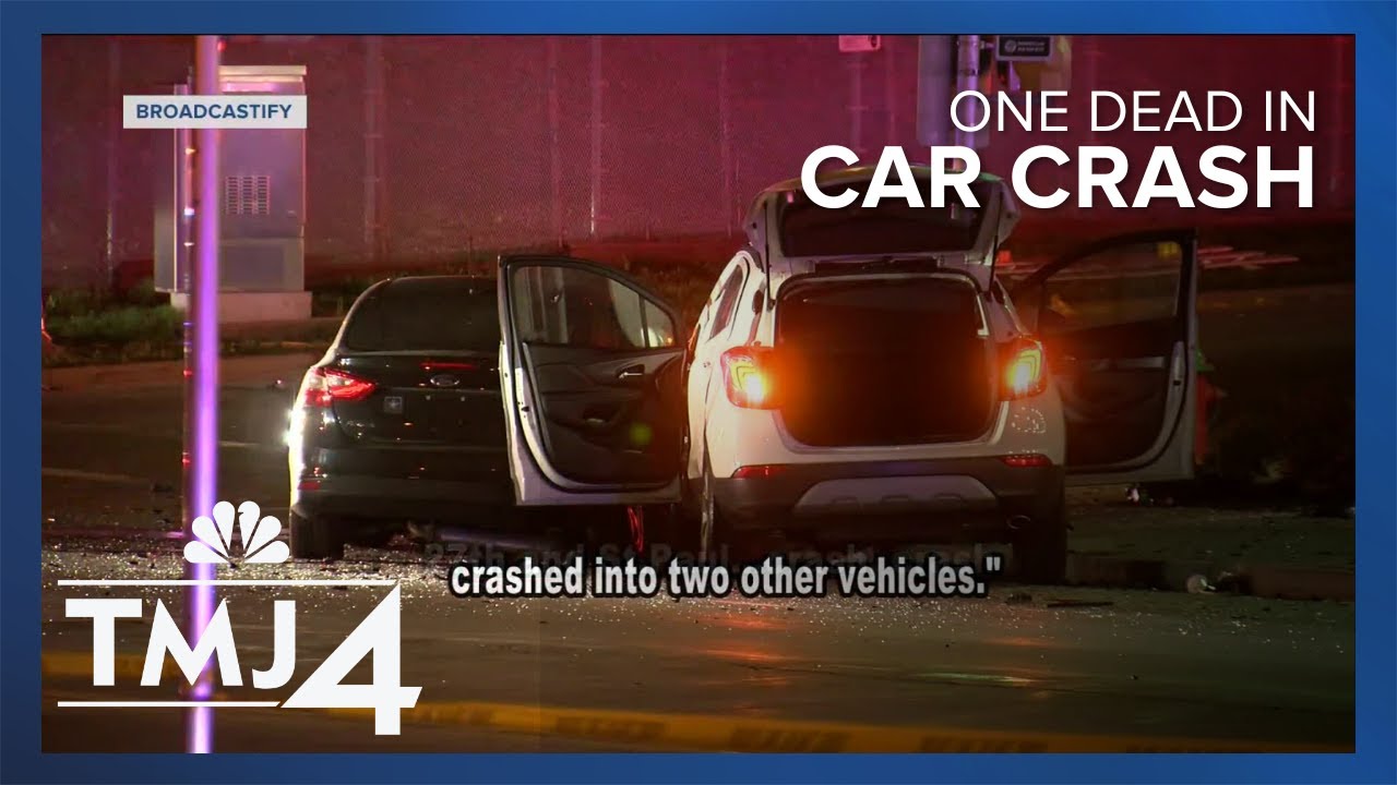 One person dead after crash near 27th and St. Paul in Milwaukee - YouTube