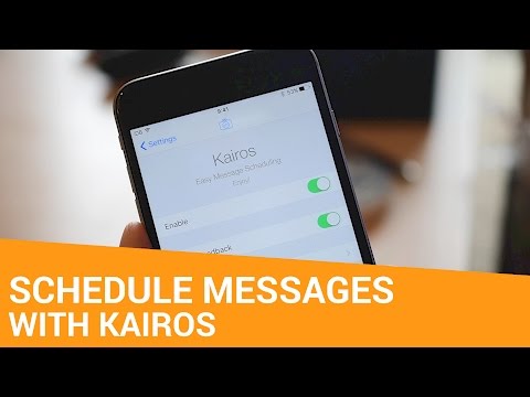  iOSMac Tweak Kairos: Permite programar iMessage/SMS  