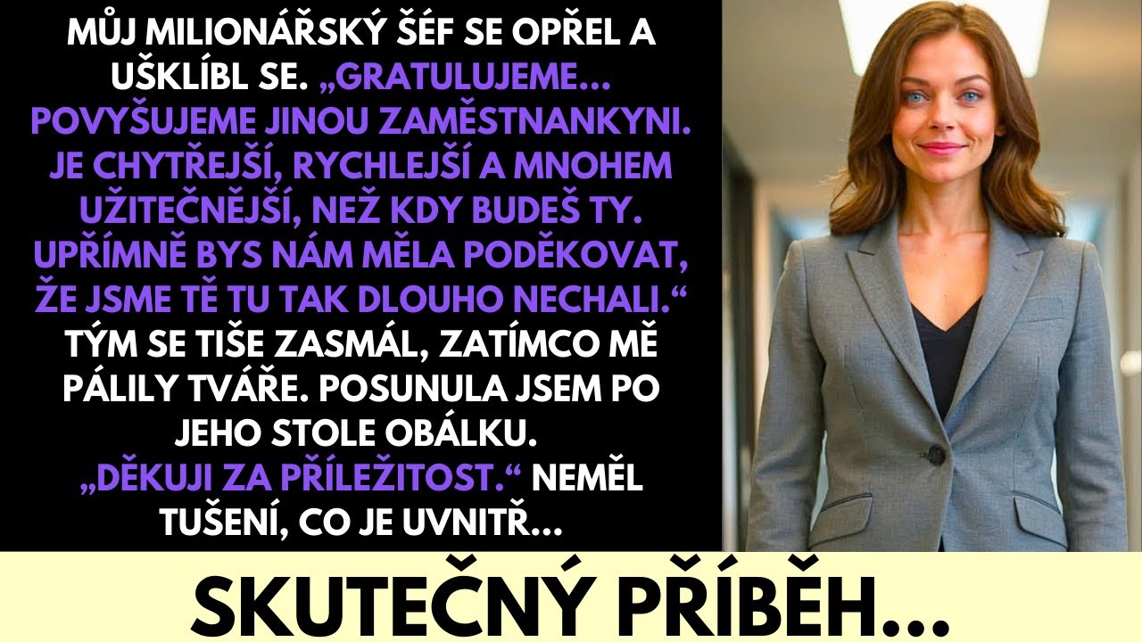 Po šestnácti letech, kdy jsem mu zachraňovala firmu, si mě Julián zavolal do zasedačky. „Gratuluji, Eleno, povýšil jsem Kláru. Vaše dovednosti jsou zastaralé,“ prohlásil před celým vedením a jeho...
