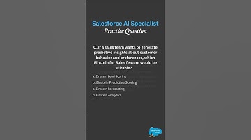Salesforce AI Specialist 100 Practice Questions | Salesforce Dome #education #aicertification