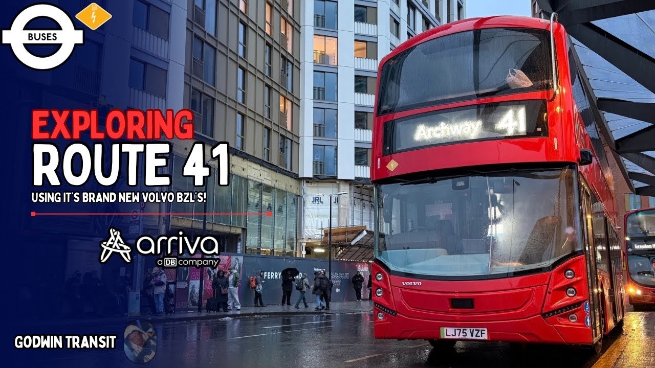 У Arriva появились СОВЕРШЕННО НОВЫЕ автобусы Volvo BZL?! ... Исследуем трассу №41 на новых электр...