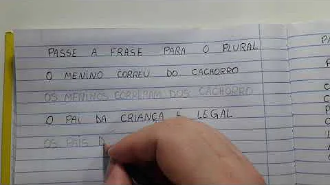 O que significa a palavra no singular?