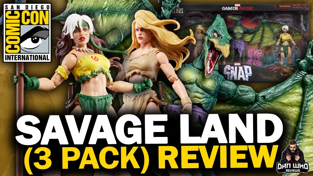 Marvel Legends Savage Land 3 Pack Review (SDCC EXCLUSIVE 2025