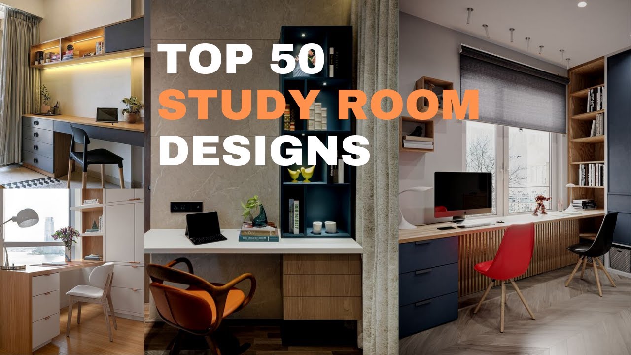 Top 50 Study Room Designs | Modern Designs | Study Table Ideas | Design  Bytes - YouTube