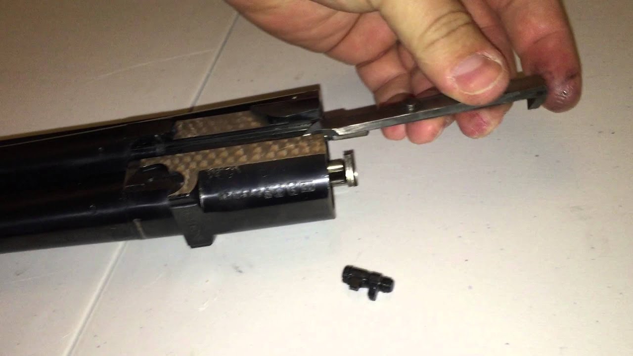 Removing the ejector on a Beretta 692 Shotgun YouTube