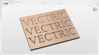 How to use the VCarve toolpath in Vectric software | 2.5D Toolpaths | V12 Tutorials