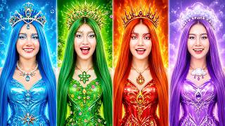 Fire Girl, Water Girl, Air Girl and Earth Girl At Four Elements Makeover Contest!