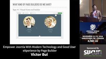 JWC 2016 - Empower Joomla with modern technologies... - Victor Bui