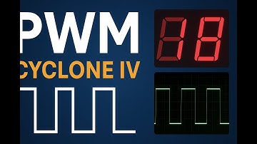 MINI_FPGA (Cyclone IV) #28 Эксперимент 9 — ШИМ (PWM, широтно-импульсная модуляция)