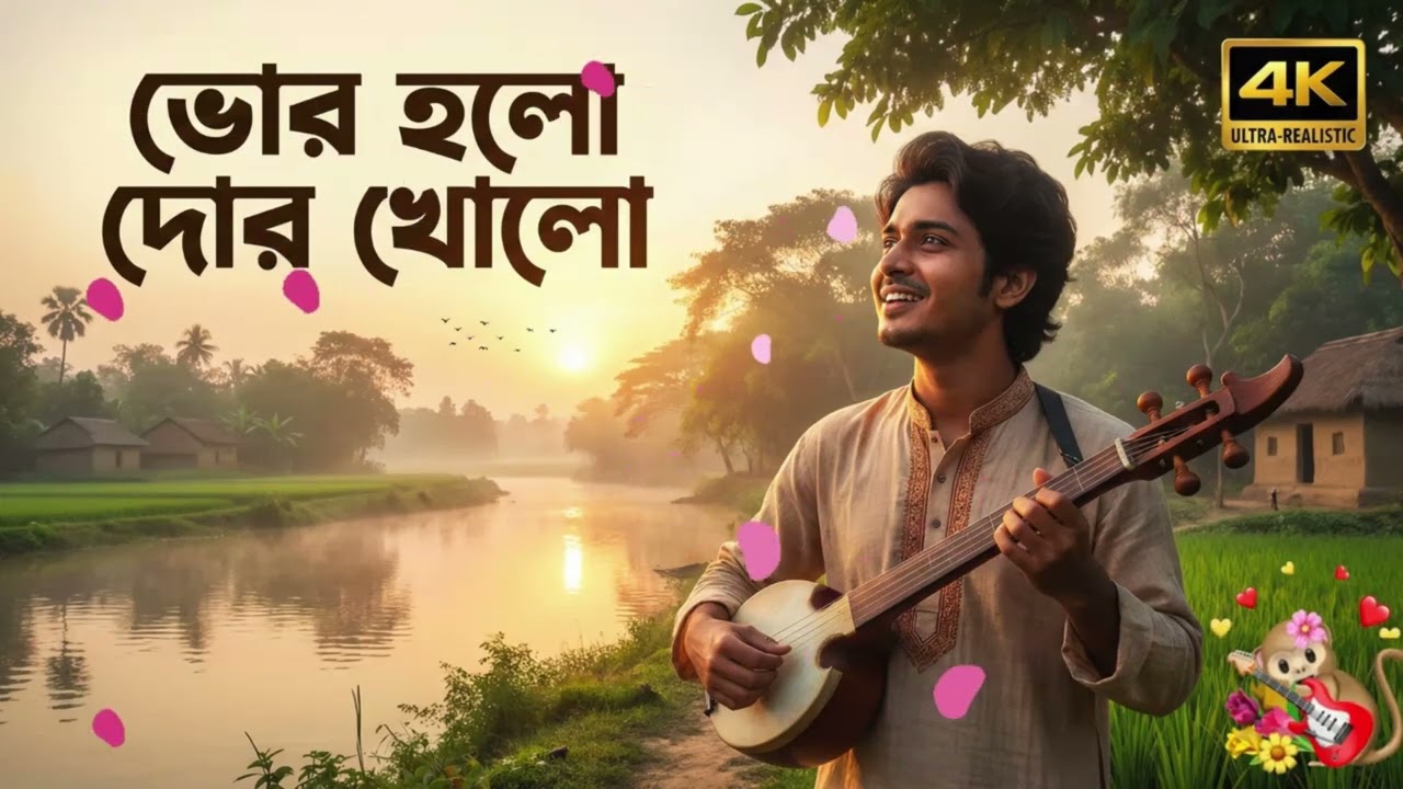 ভোর হলো দোর খোলো | প্রভাতী বাংলা ফোক গান | Sanjit Singh